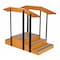 Viva Comfort Hardwood Physical Therapy Up and Down Non-slip Staircase with Safety Handles for Leg Rehab ADI906-01-MK - alternate 1